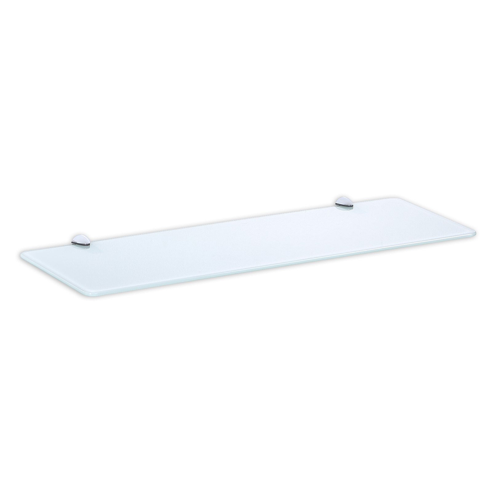 Wandboard - Glas - weiß - 60x20 cm