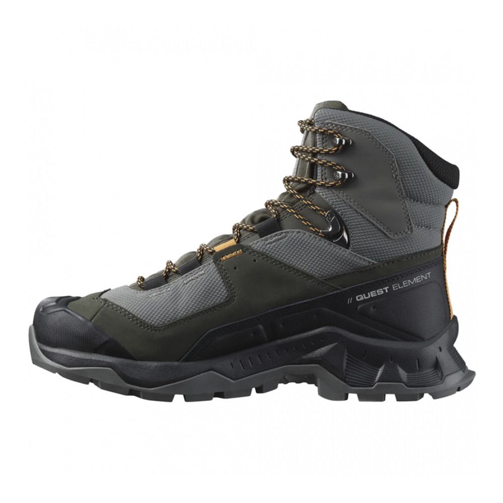 Salomon QUEST ELEMENT GTX - Chaussures randonné Homme pewter/beluga/buckskin