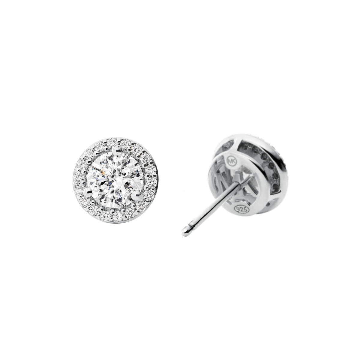 Boucles d'oreilles MICHAEL KORS argent 925 rhodié zirconias