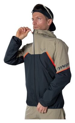 Veste imperméable Dynafit Alpine GTX Kaki/Bleu Homme