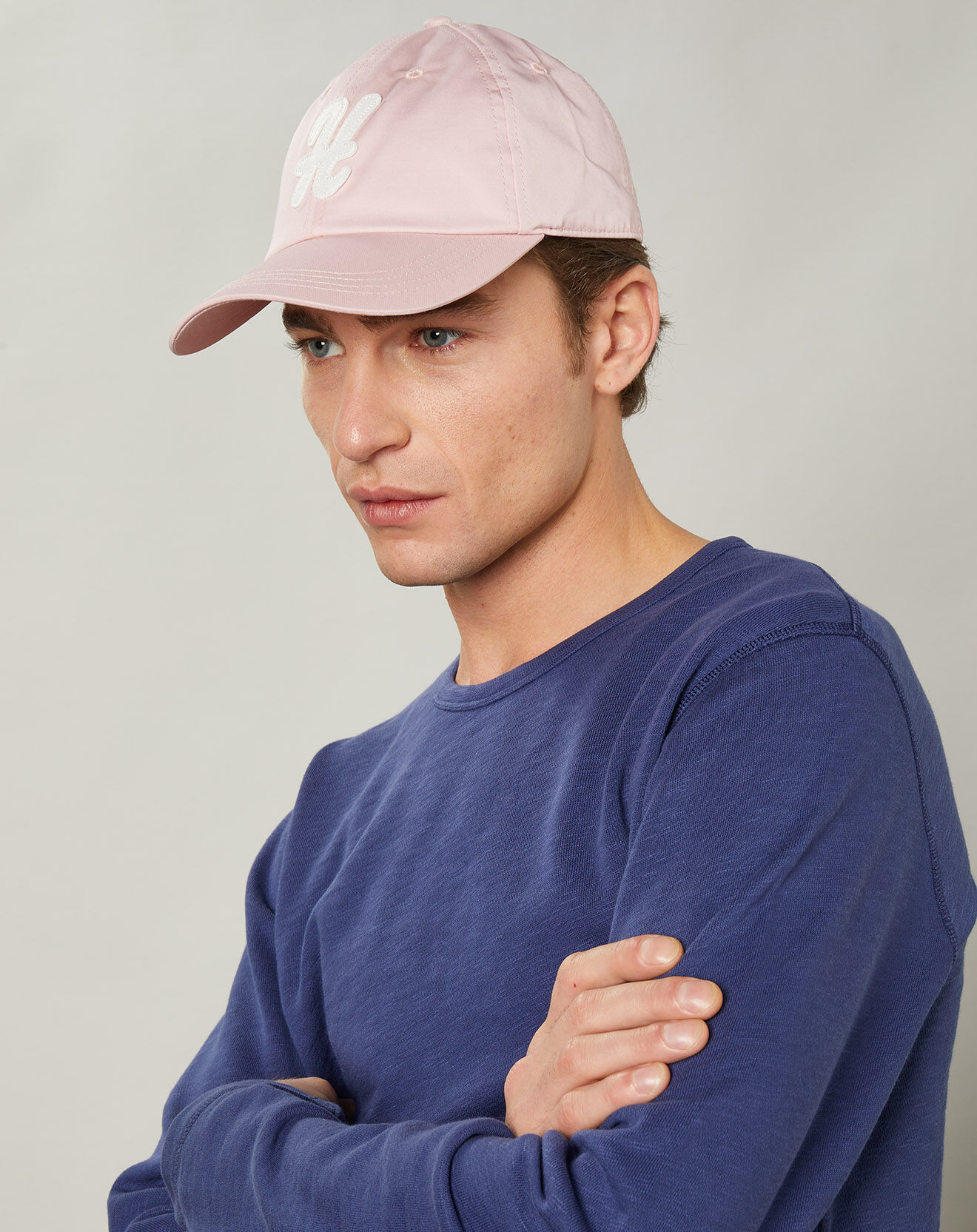 Hartford Sweat Light Crew bleu worker