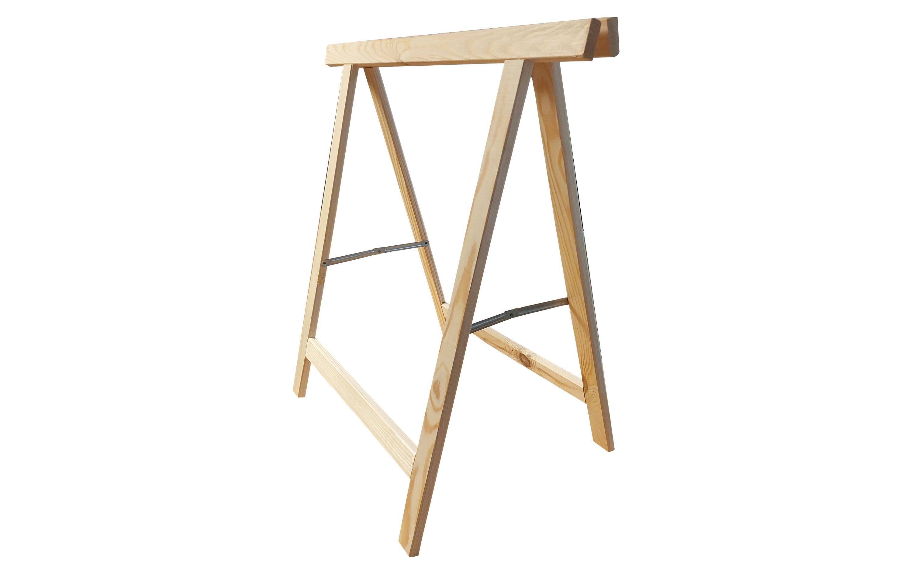 Bockleiter aus Fichte 75 x 75 cm, NaturfarbenArbeitsbock