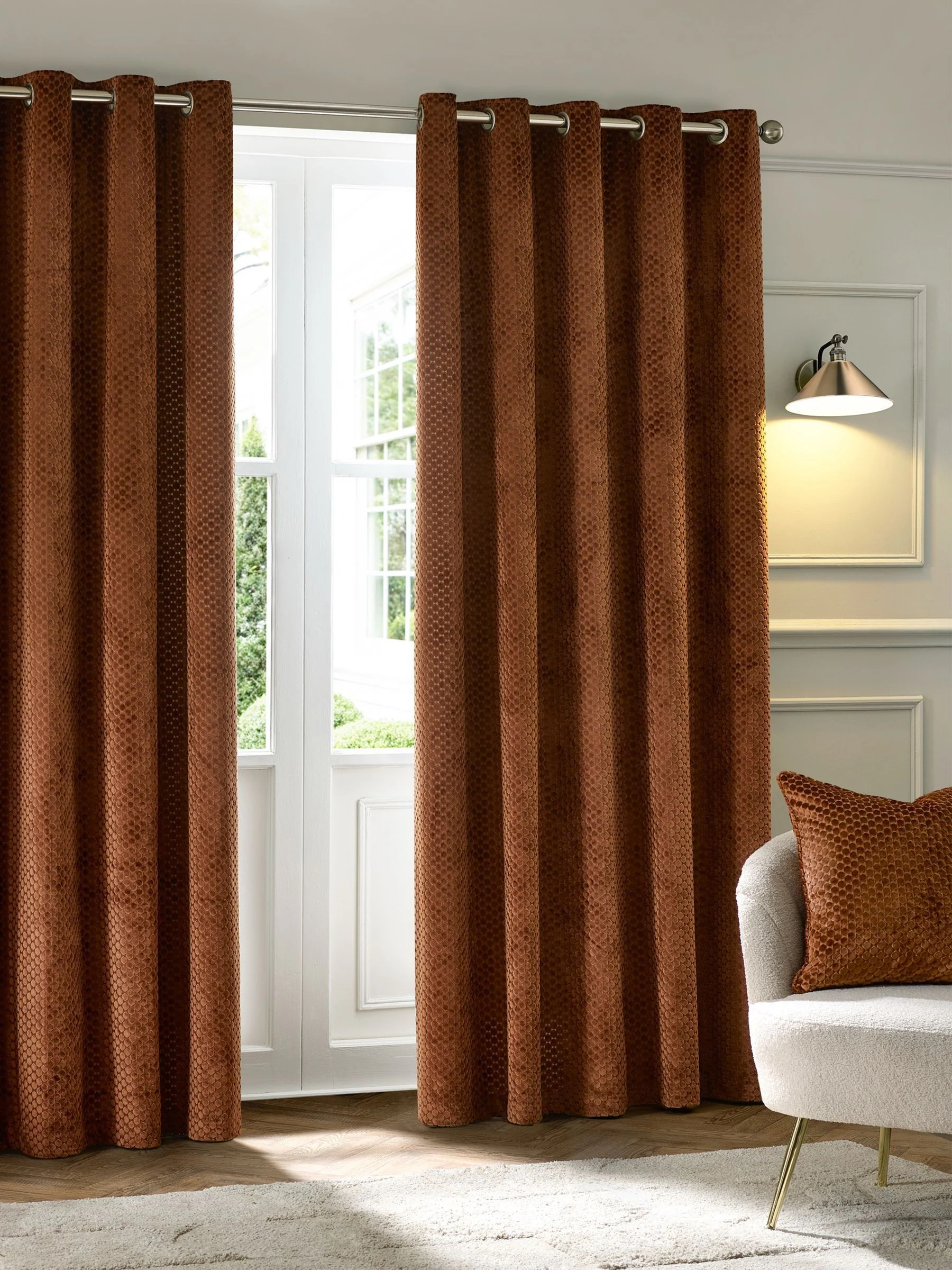 Paoletti Crushed Velvet Cushion