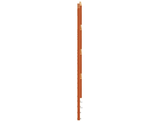 VIDAXL - Tête de lit cire marron 150 cm bois massif de pin