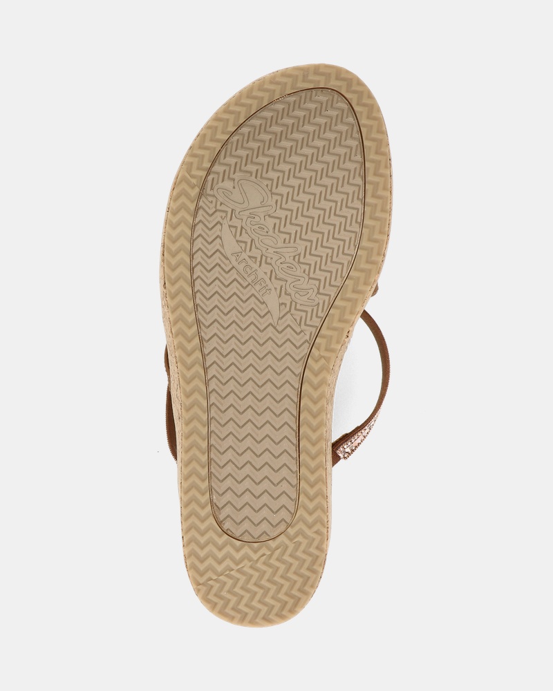 Skechers Beverlee Arch Fit Sandalen  - beige