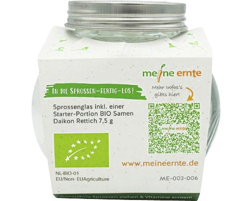 Kiempot mijn oogst incl. startersportie biologische zaden