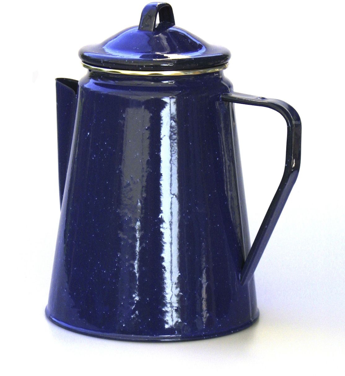 Origin Outdoors Emaille Kaffeekanne 1,8 Liter blau
