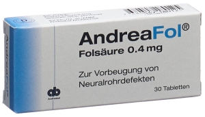 ANDREAFOL Tabletten 0.4mg, 30 Stück