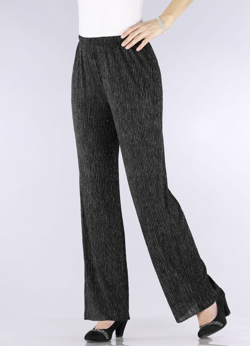 Edel schimmernde Hose