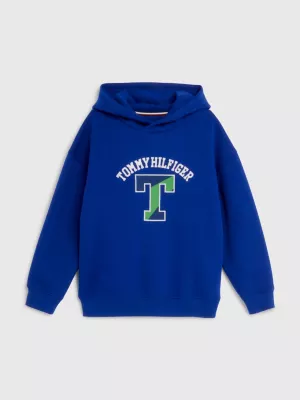 Moletom com capuz com o logotipo da universidade