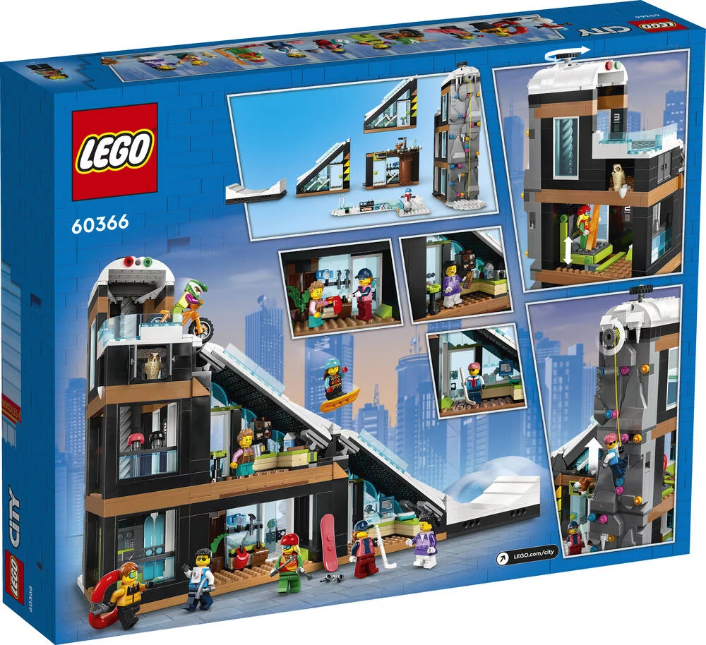 LEGO®CITY 60366 - LE COMPLEXE DE SKI ET D’ESCALADE