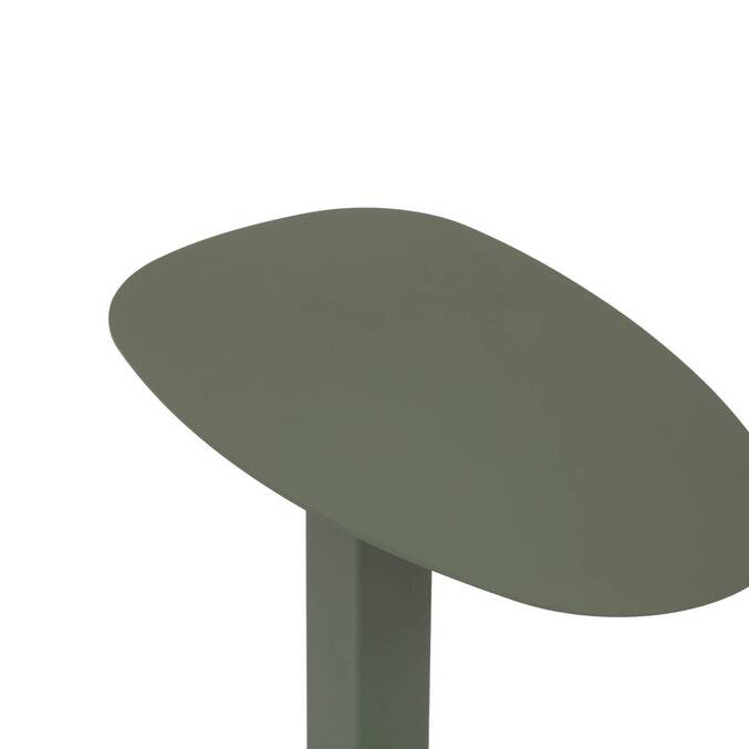Table d'appoint de jardin ovale VENUZIA Vert laurier