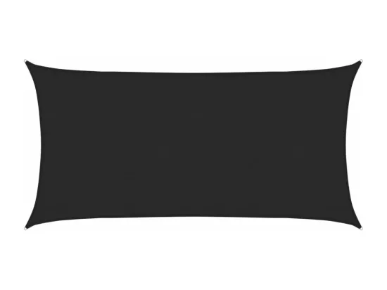 Voile d'ombrage 160 g/m² Noir 3x6 m PEHD