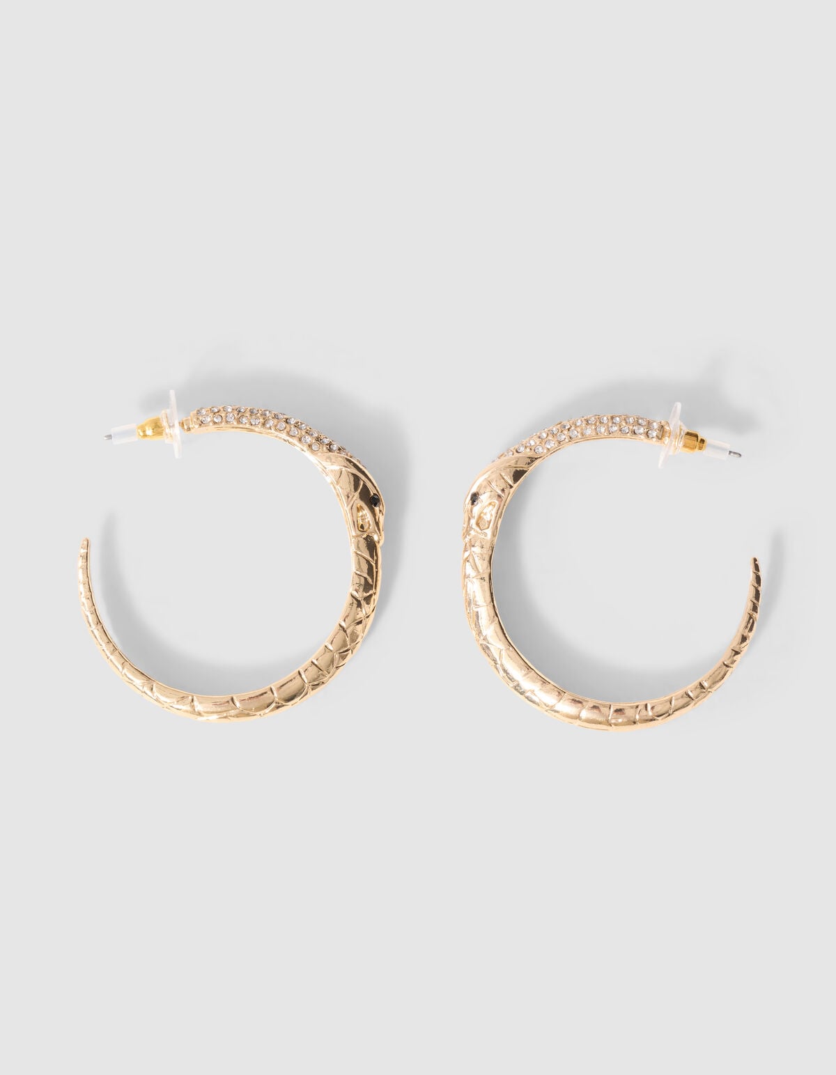 Snake Hoop Oorbellen Goud