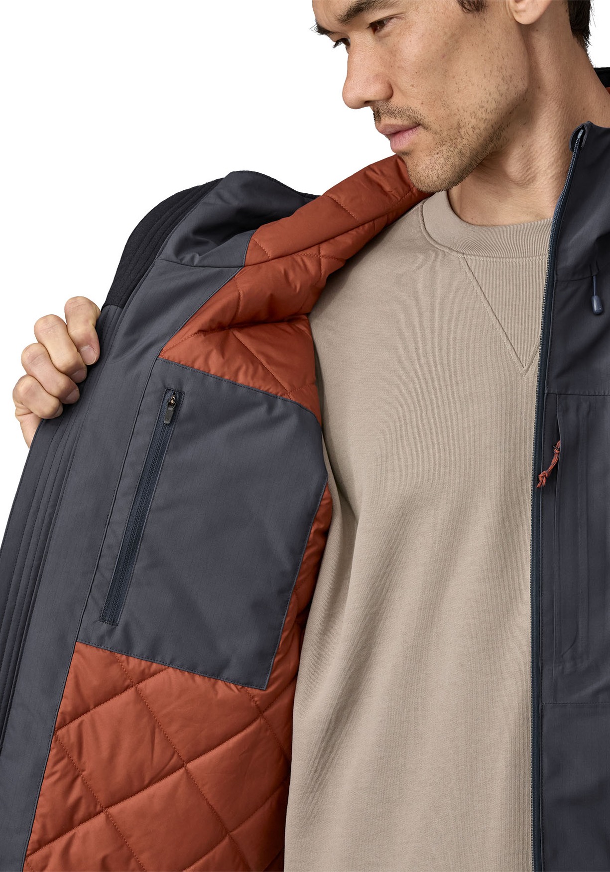 Patagonia Winterjacke M's Windshadow Jacket Smolder Blue