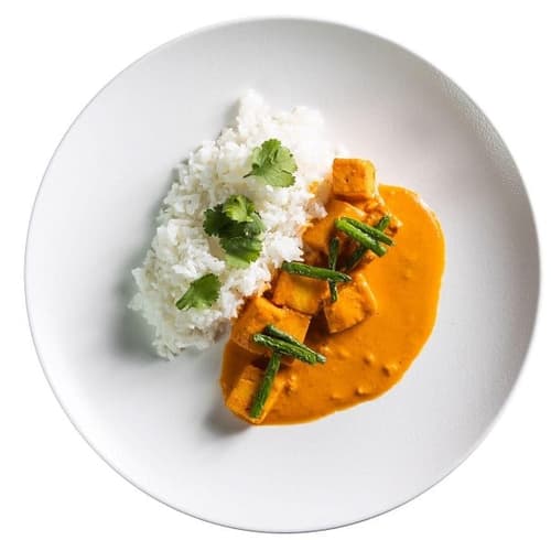 Paneer Makhani mit Jasminreis von Mahavira Kanswala