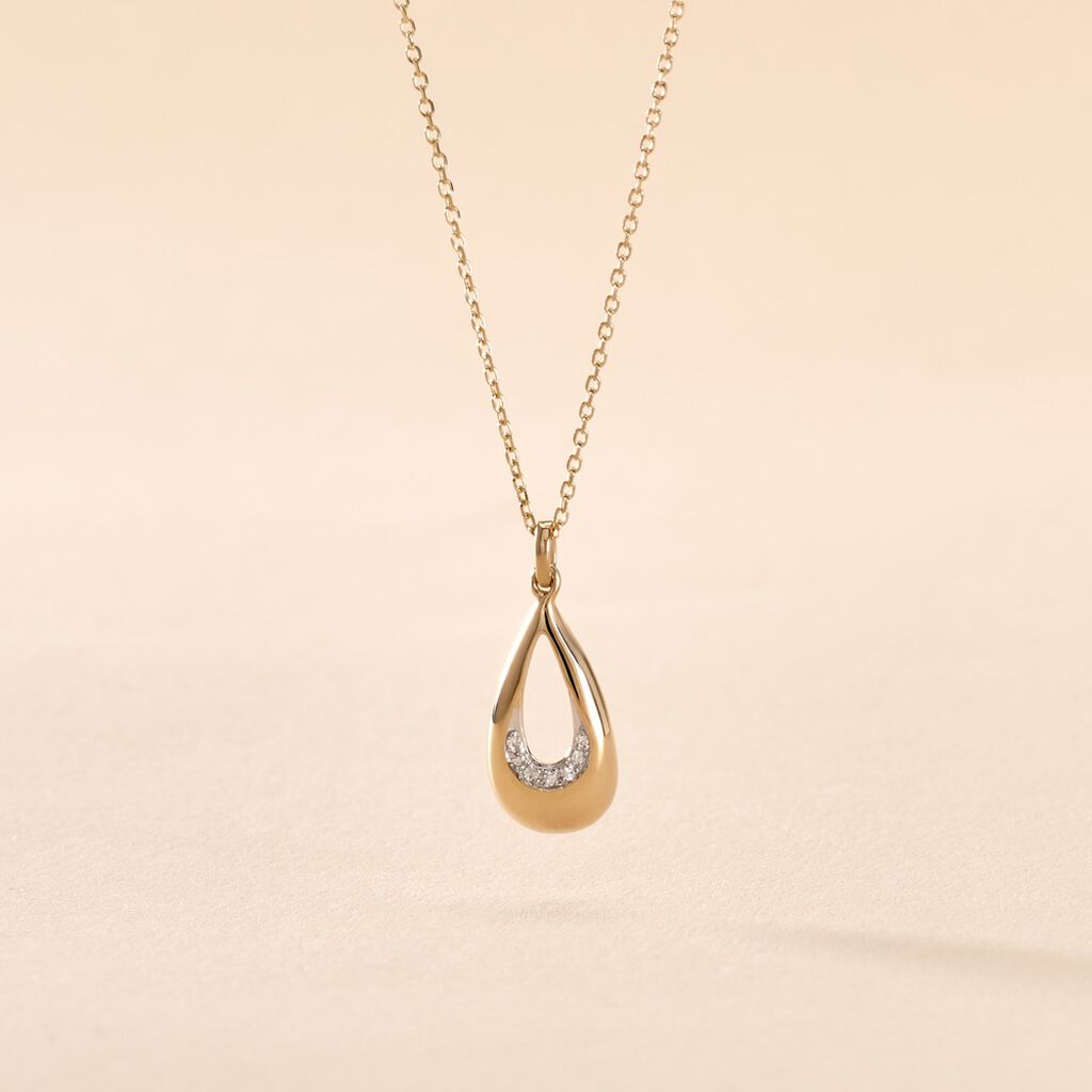 Collier Belinda Or Jaune Diamant