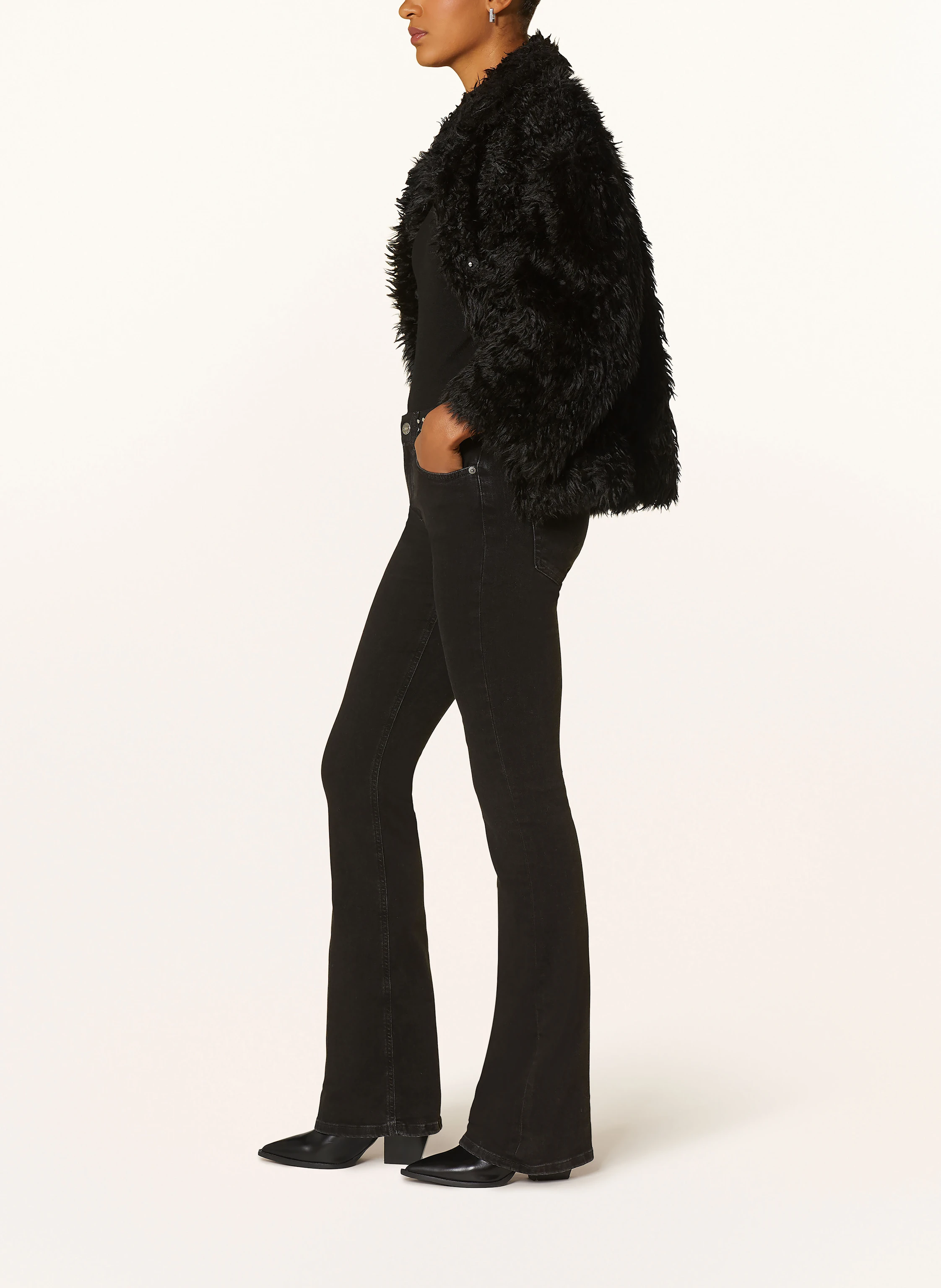 Dondup Flared Jeans mit Nieten