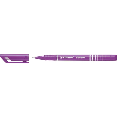 Fineliner mit gefederter Spitze - STABILO SENSOR F - fein - Einzelstift - lila