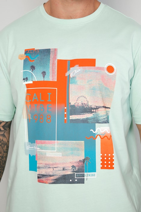 John F. Gee T-Shirt, Halbarm, Print, Rundhals, bis 72/4