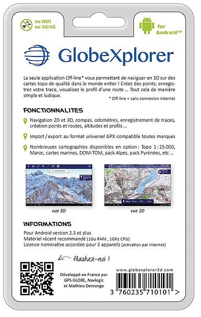 GLOBEXPLORER - LOGICIEL ANDROID GLOBEXPLORER