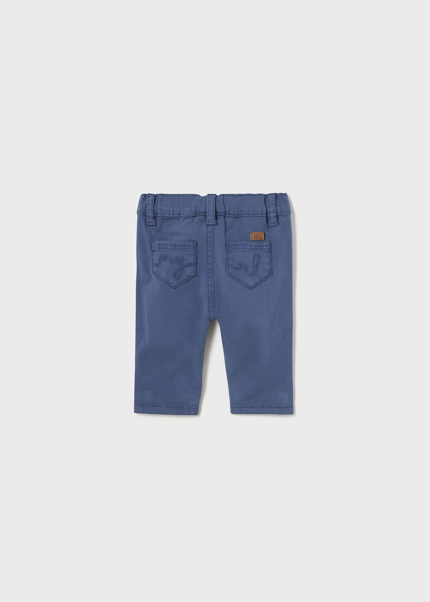 Calça de algodão com cintura ajustável para recém-nascido