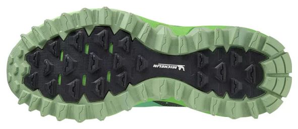 Chaussures de Trail Running Mizuno Wave Mujin 9 Vert Noir