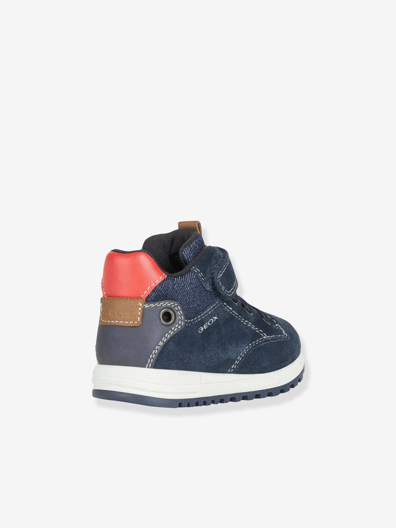 Sapatinho infantil de cano médio Alben Boy GEOX®, azul marinho