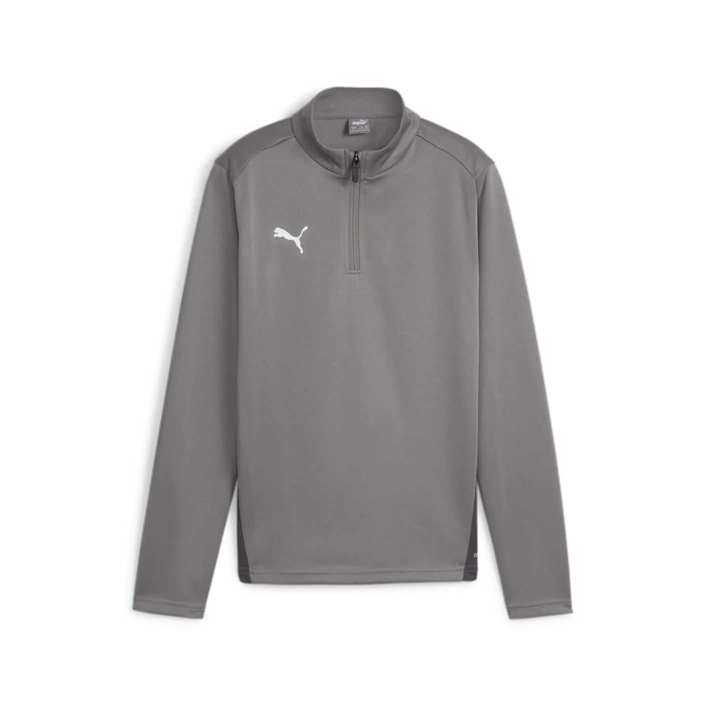 PUMA teamGOAL Trainingspak 1/4-Zip Kids Grijs Zwart Wit