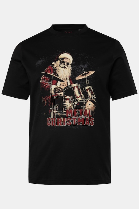 JP 1880 T-Shirt, Halbarm, X-Mas Print, Rundhals, bis 8 XL
