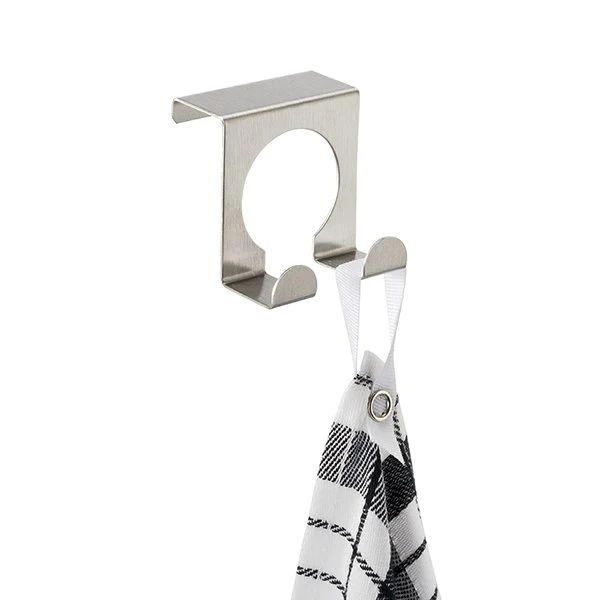 2 crochets de porte doubles en inox Wenko by Maximex