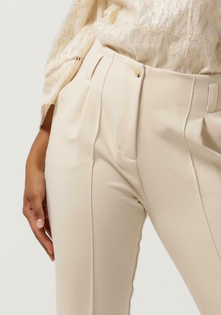 SUMMUM witte summum pantalon trousers foam uni