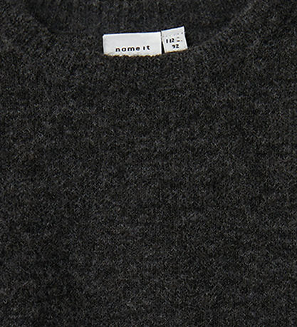Name It Bluse - Strick - NmmTalils - Dark Grey Melange
