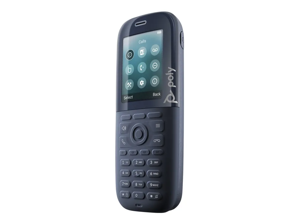 Poly Rove B2 Base Station and 30 Phone Handset Kit - Trådløs telefon med opkalds-ID/opkald venter - DECT - 3-vejs opkaldskapacitet - SIP, SIP v2, SIP over TLS, SIP over UDP, SIP over TCP, SDP, RTCP, RTP - sort
