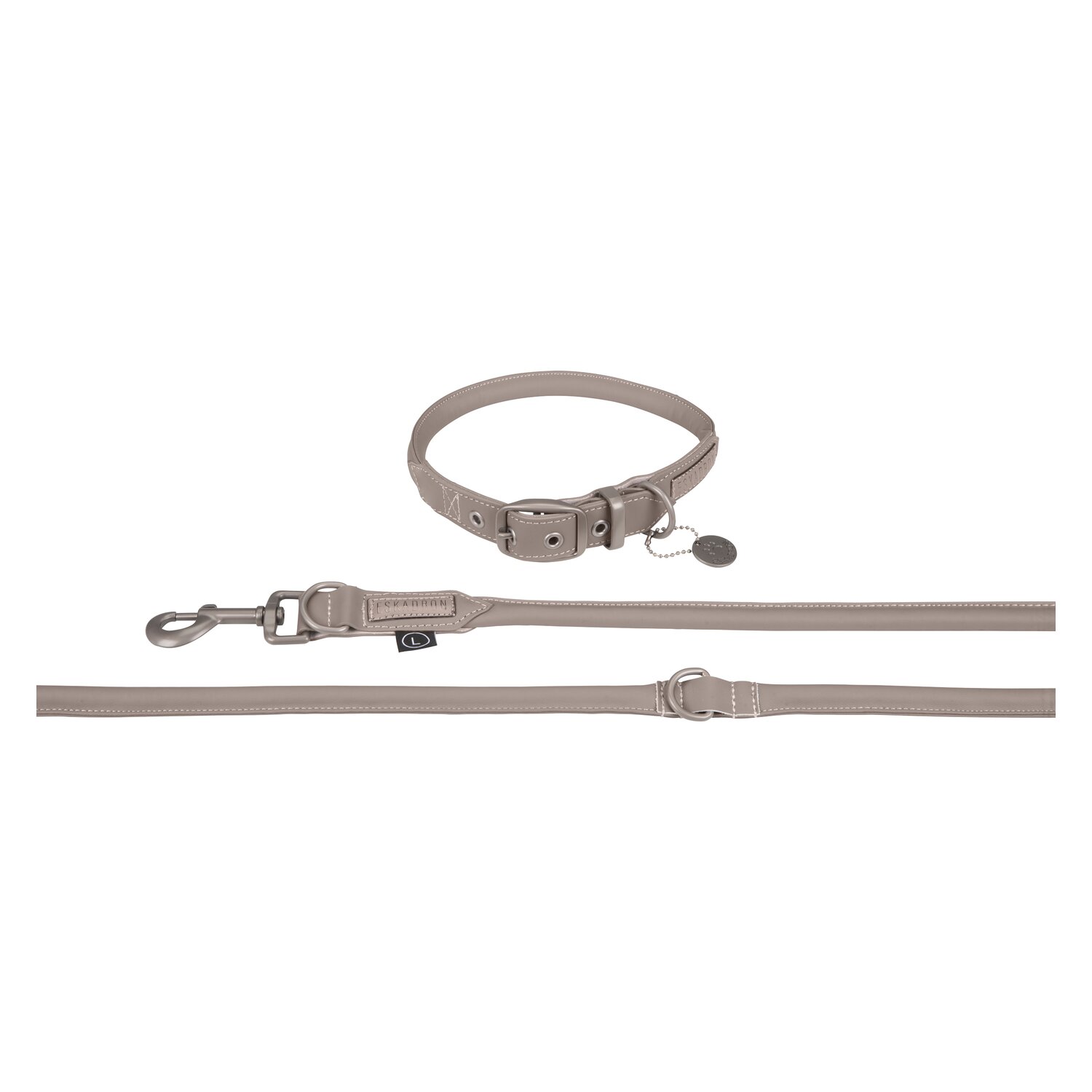 ESKADRON Classic Sports Hunde Set Leather  - velvet taupe
