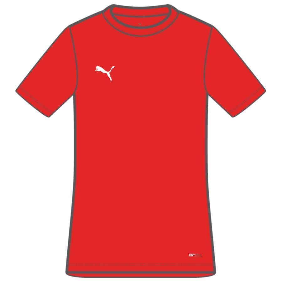 PUMA Maillot teamRISE - Rouge/Blanc Enfant