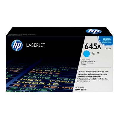 HP 645A - cyan - cartouche laser d'origine