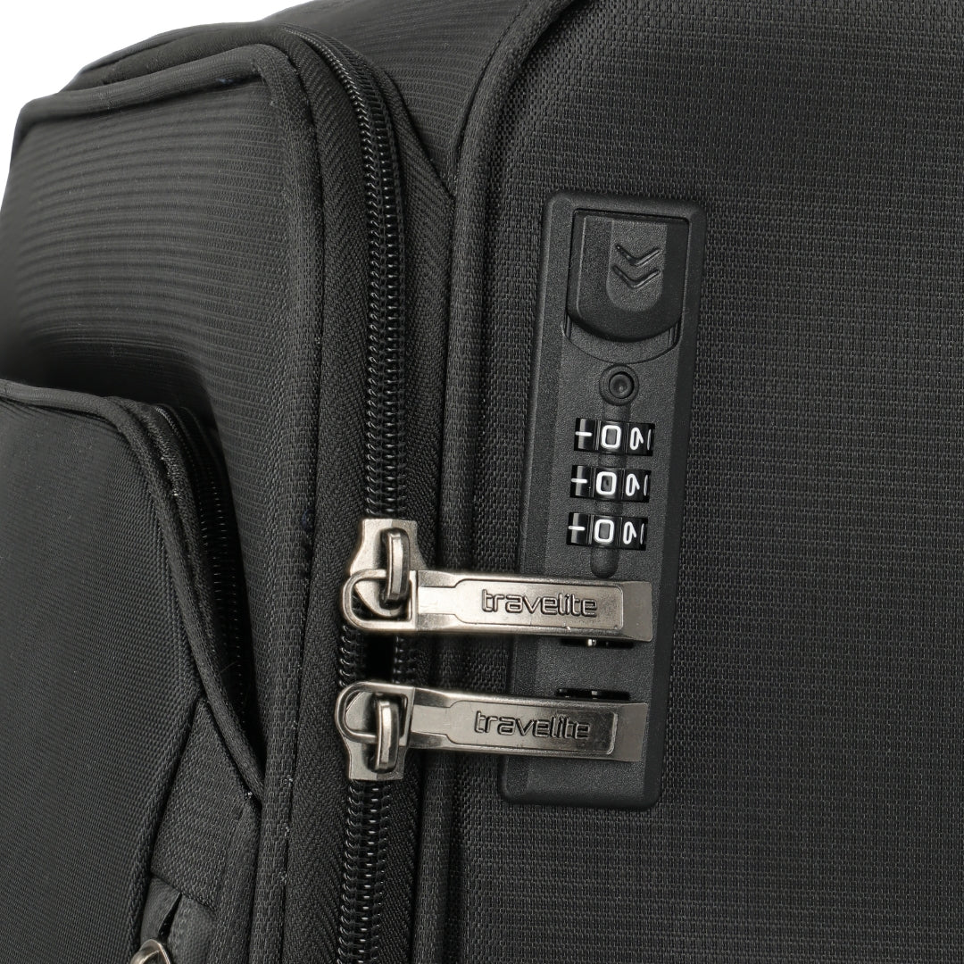Jetpack Slim Cabin Trolley S black Black