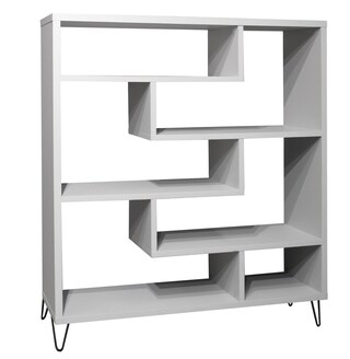 LIV`IN Regal SELMA 130 x 134 cm Kreidegrau matt