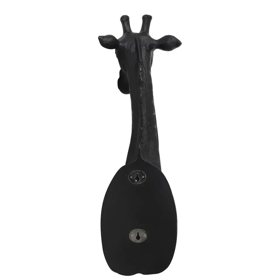 Wandlamp Giraffe - Zwart - 20.5x19x61cm