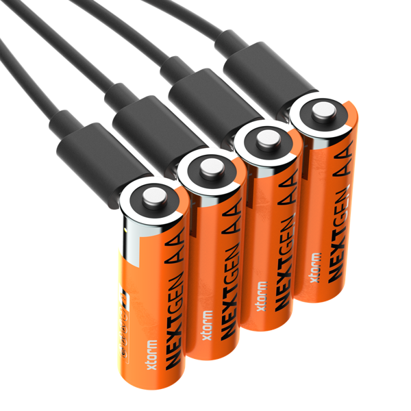 NextGen AA Batterijen USB-C Oplaadbaar - 4 Stuks