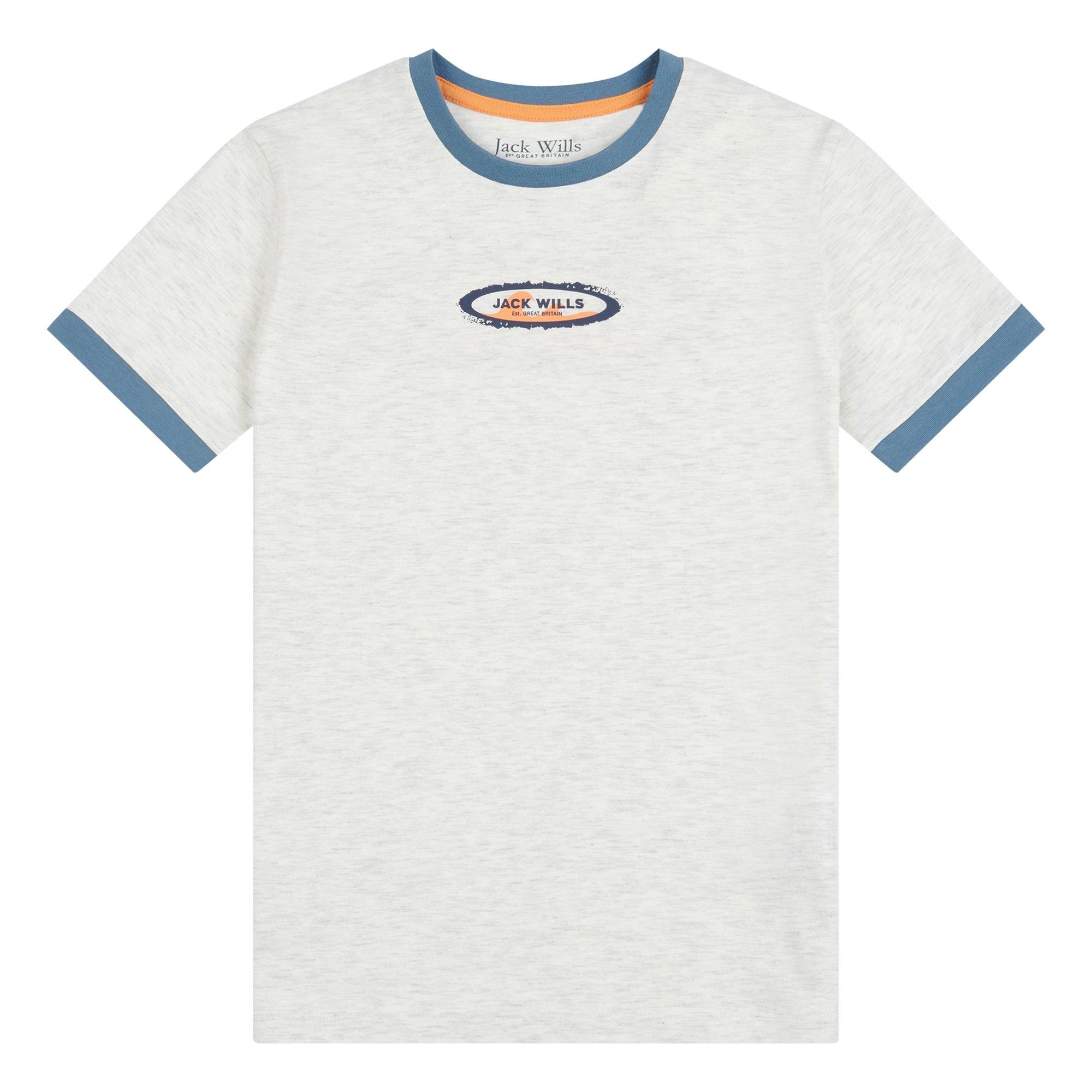 Jack Wills JW Surf Ringer T-Shirt Juniors
