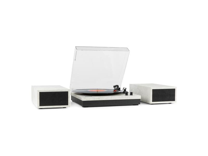 Fenton Plattenspieler RP165M Marmor Hi-Fi Plattenspieler mit Bluetooth