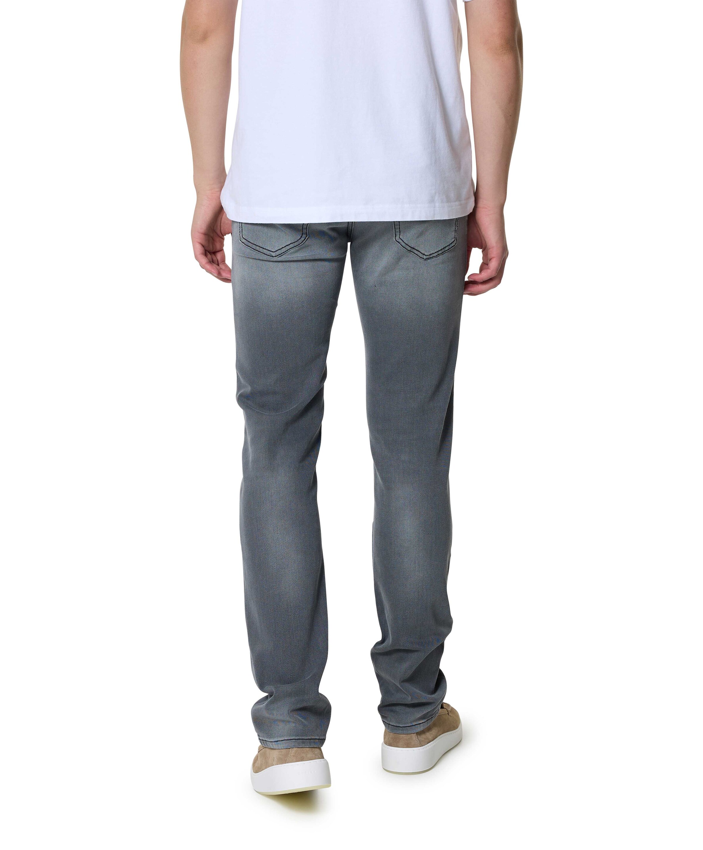 Jacob Cohën Nick Slim 5 Pocket heren jeans grijs