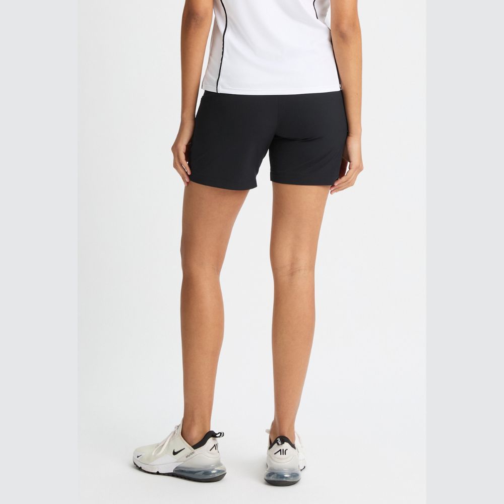 Twill Stretch Pull on Shorts Dame Svart
