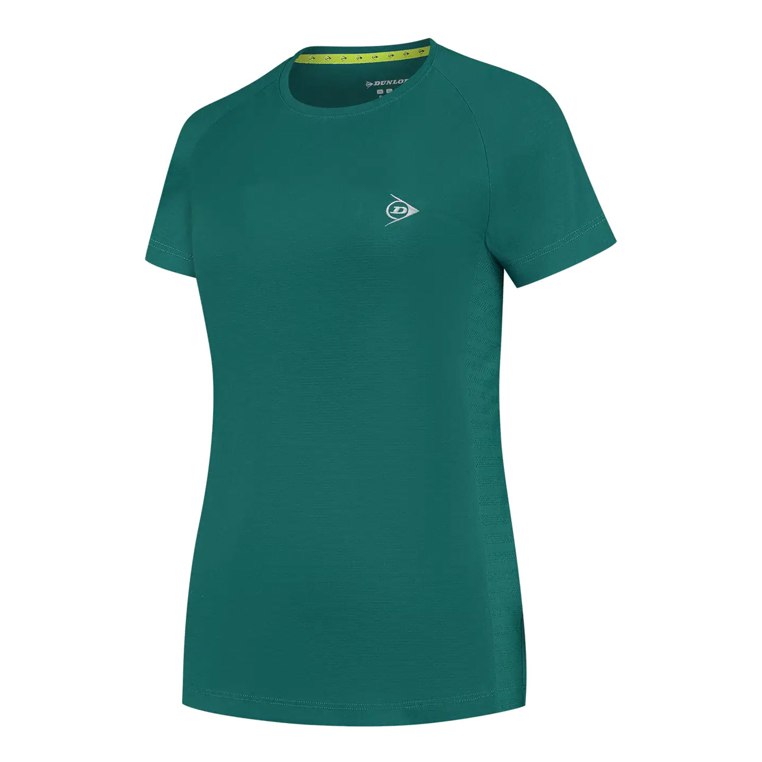 Dunlop Club Crew T-shirt Femmes - Vert Foncé