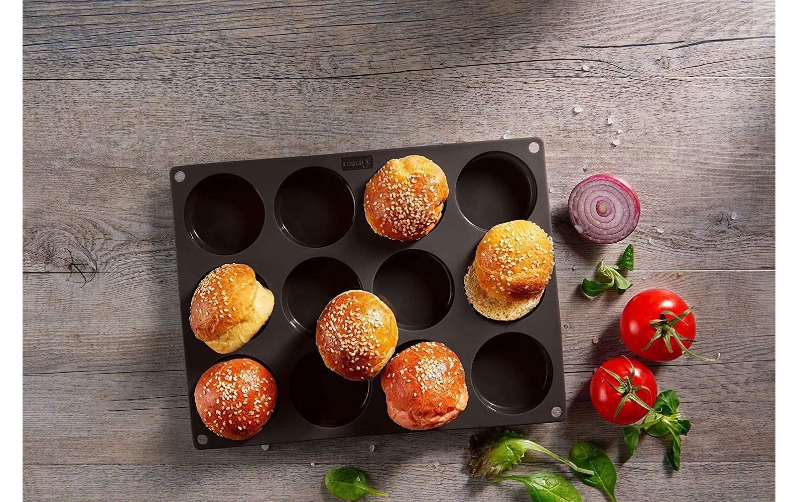 Backform Burger Buns S, BraunBurger-Backform