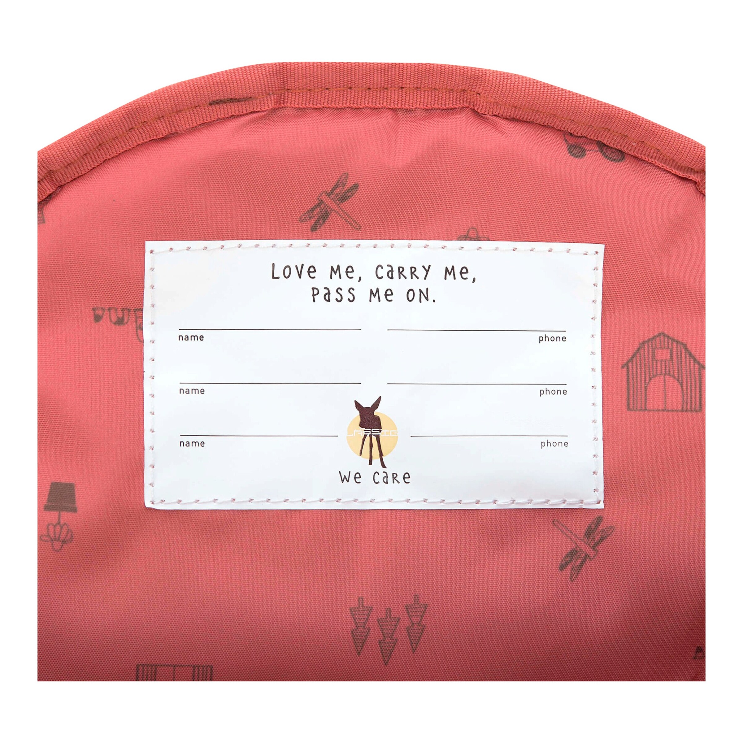 Lässig Kindergartenrucksack Mini Backpack Adventure Libelle light purple