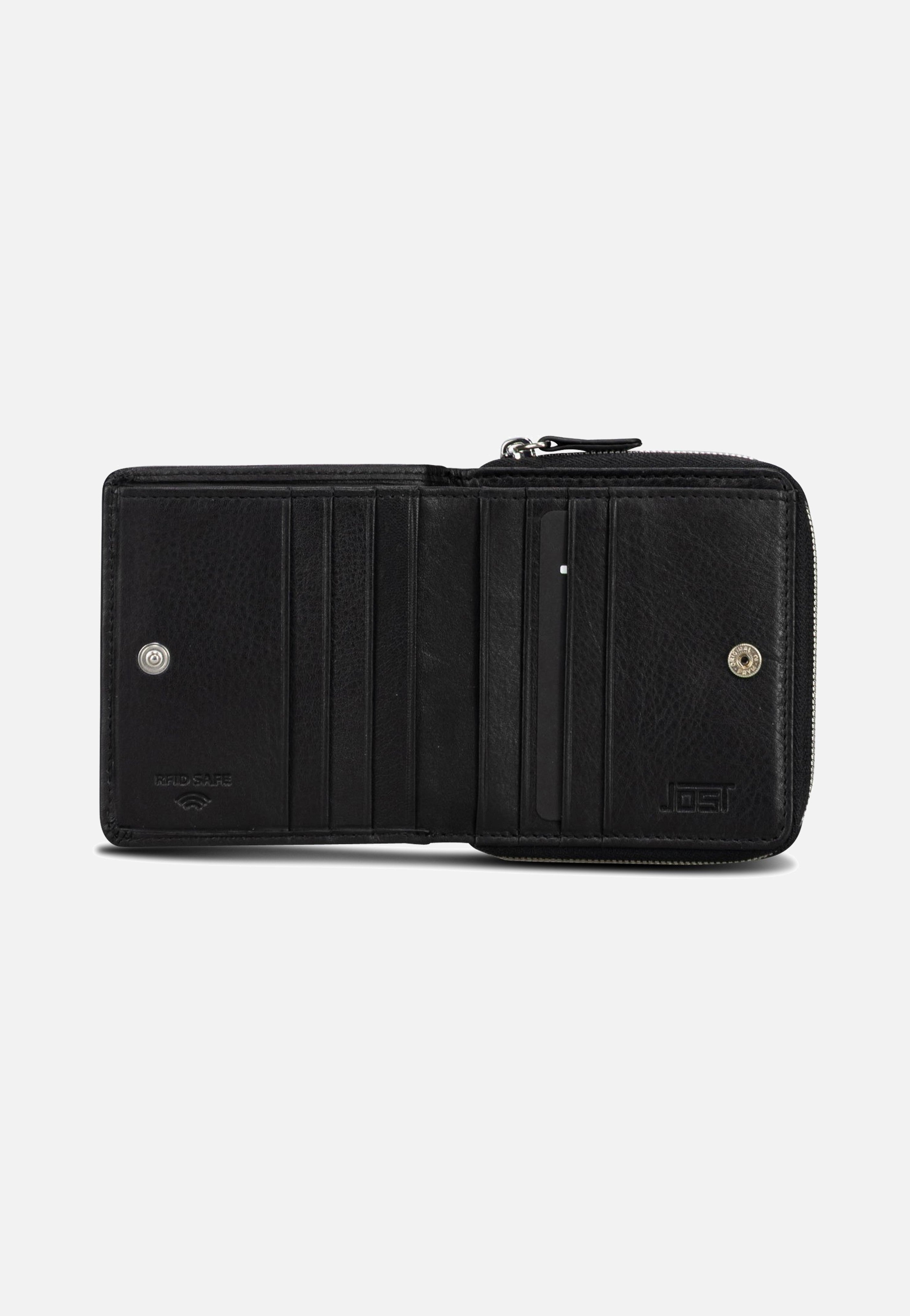 Odense Zip 6334 Small Black - Portemonnaie