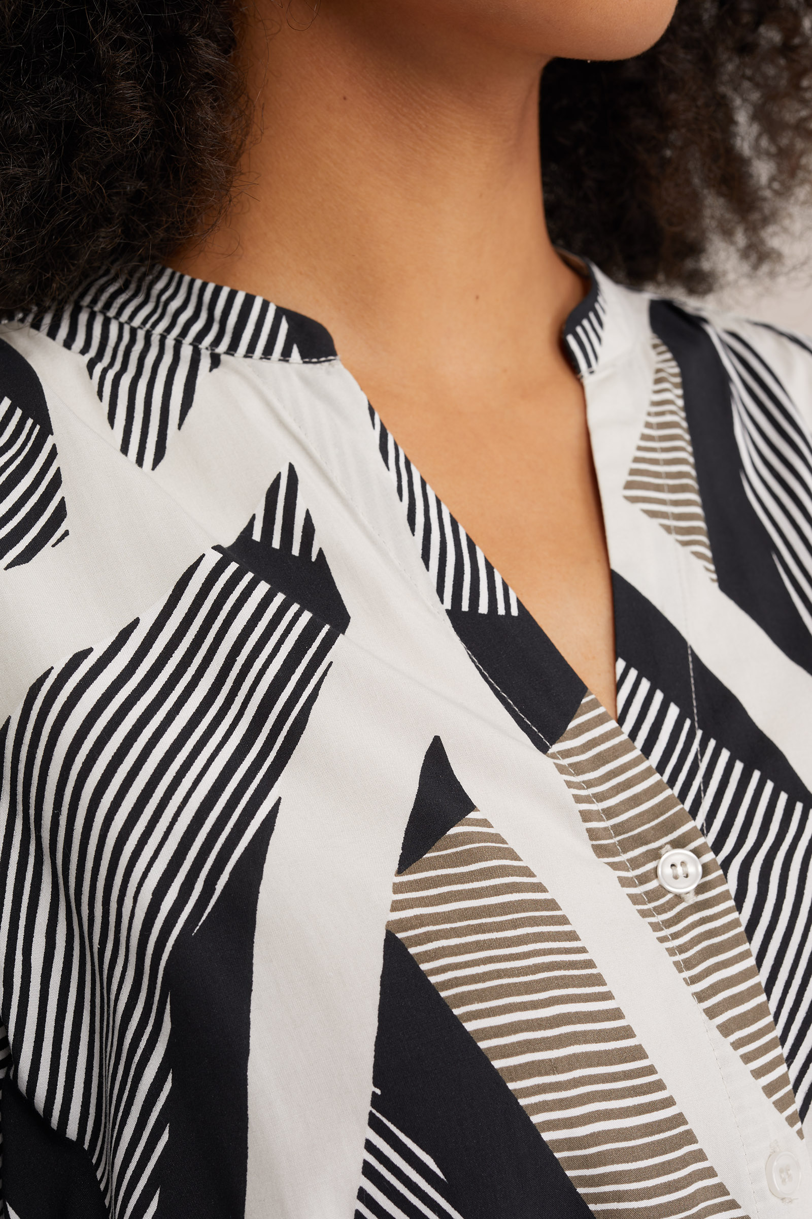 jurk met dessin WE Fashion Multikleur